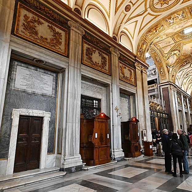 La Basílica Papal de Santa María la Mayor, en Roma. 