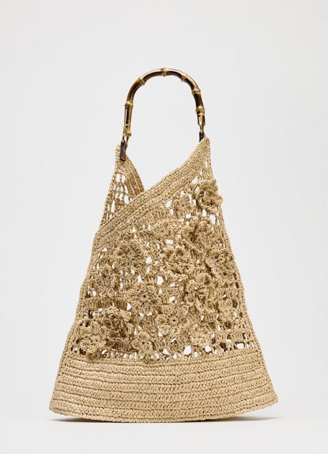 Imagen - Bolso con asa de madera de Zara (59,99 euros)