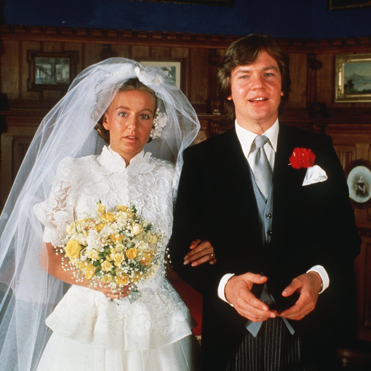 Chantal Hochuli y Ernesto de Hannover el día de su boda. 