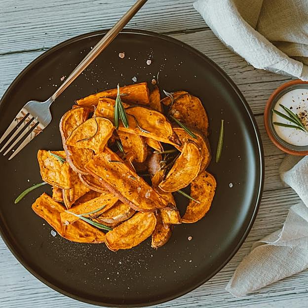 El boniato contiene potasio. 