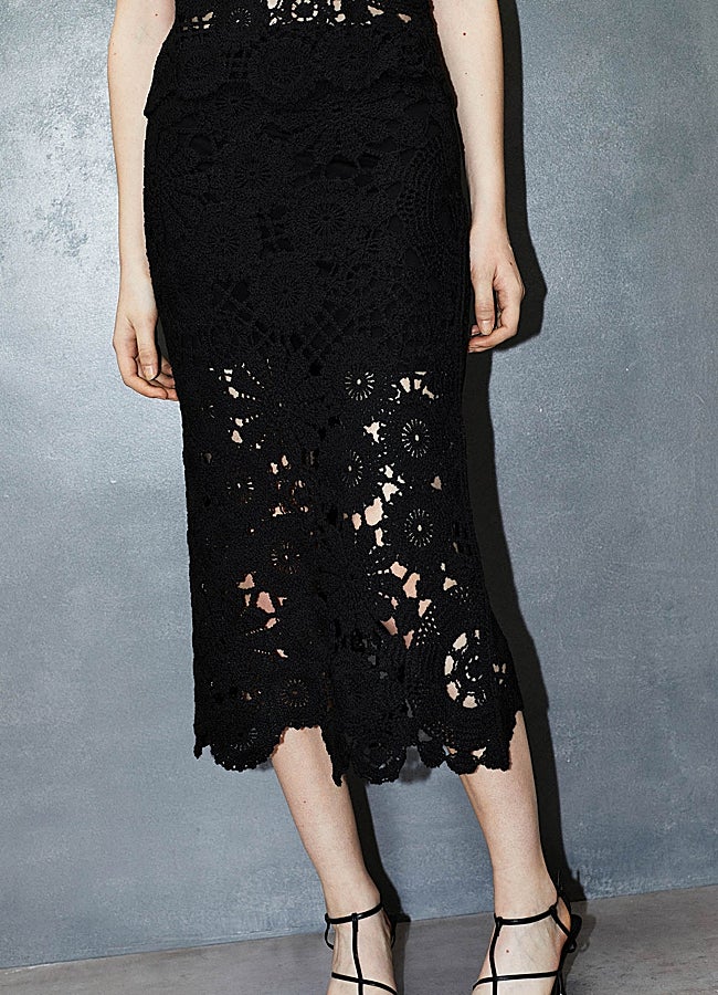 Imagen - Falda midi crochet de Sfera.