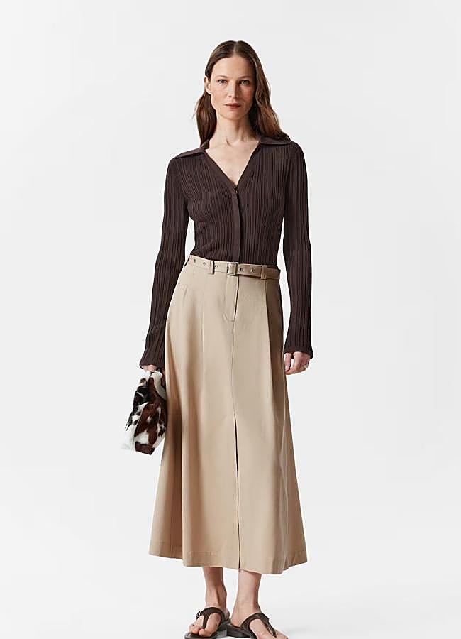 Imagen - Falda trench con vuelo