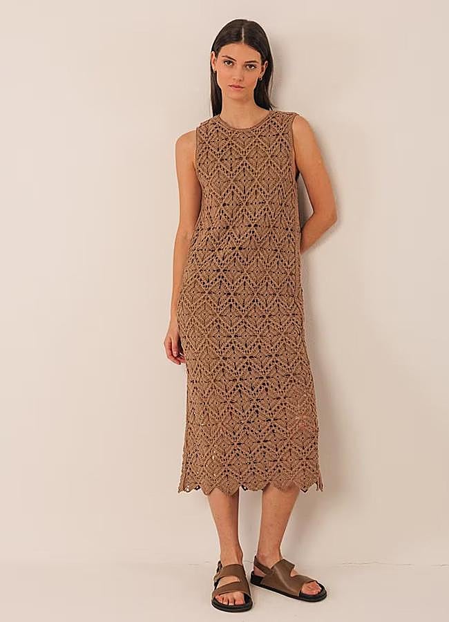 Imagen - Vestido de crochet recto