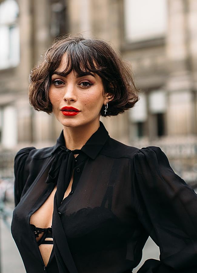 Imagen - Mujer con corte bob asimétrico. Foto: Launchmetrics Spotlight