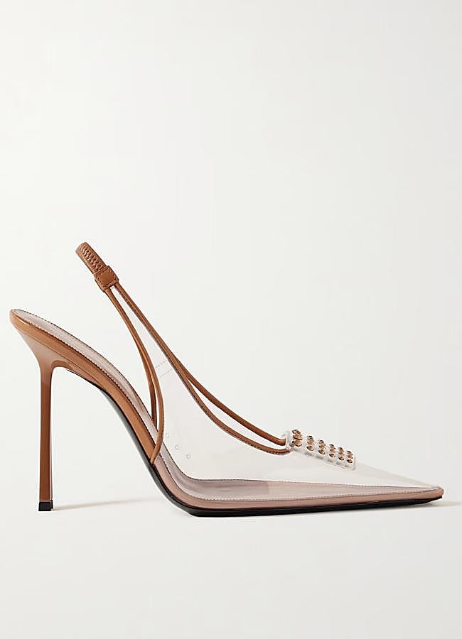 Imagen - Tacón transparente con broche de Saint Laurent, 1.400 euros.