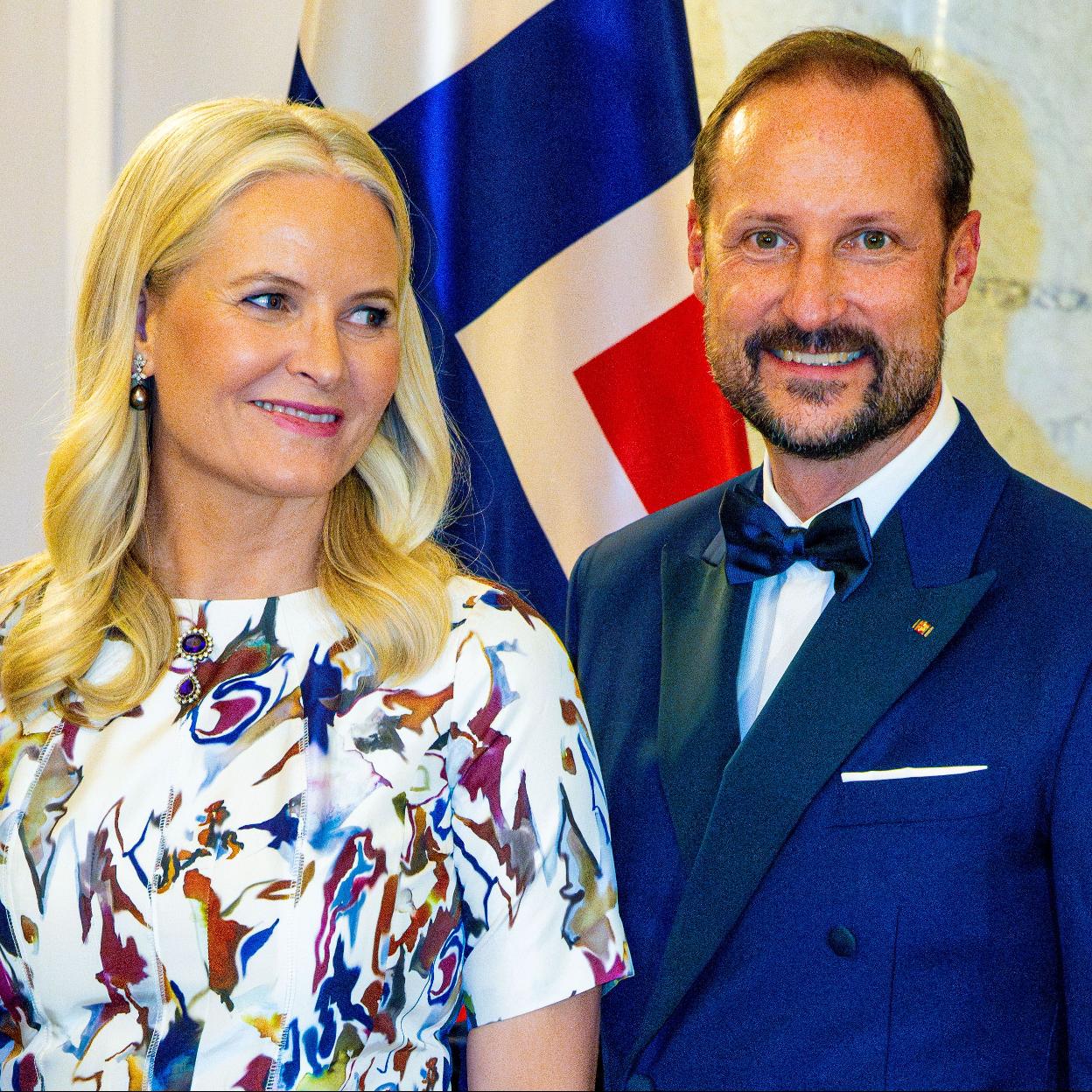 Los príncipes herederos Haakon y Mette-Marit de Noruega. 