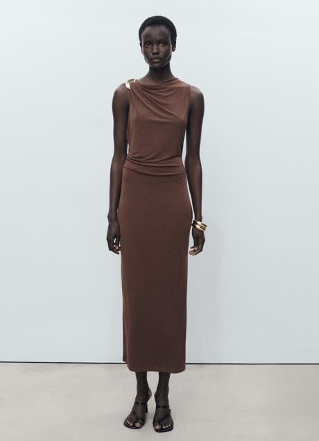 Imagen - Vestido marrón de Mango (35,99 euros)