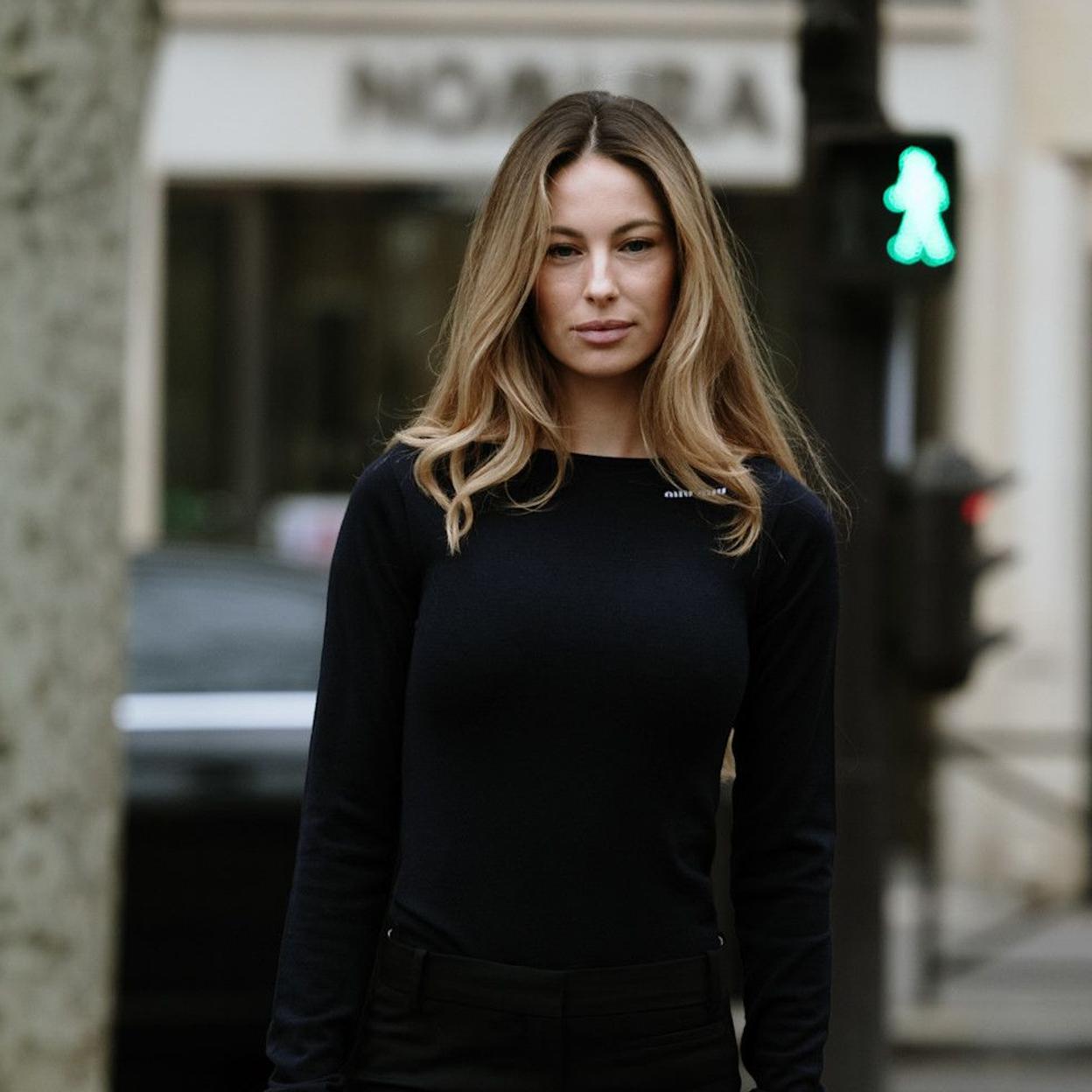 Influencer con pelo suave