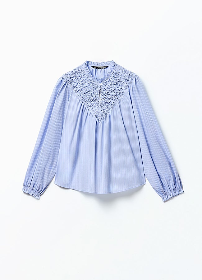 Imagen - Blusón azul de rayas de Sfera.