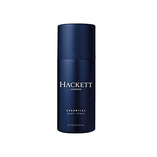Las mejores brumas corporales para hombre: Essential Body Spray de Hackett London. Precio: 13 euros