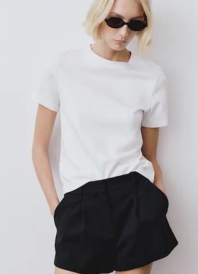 Imagen - Camiseta blanca de manga corta