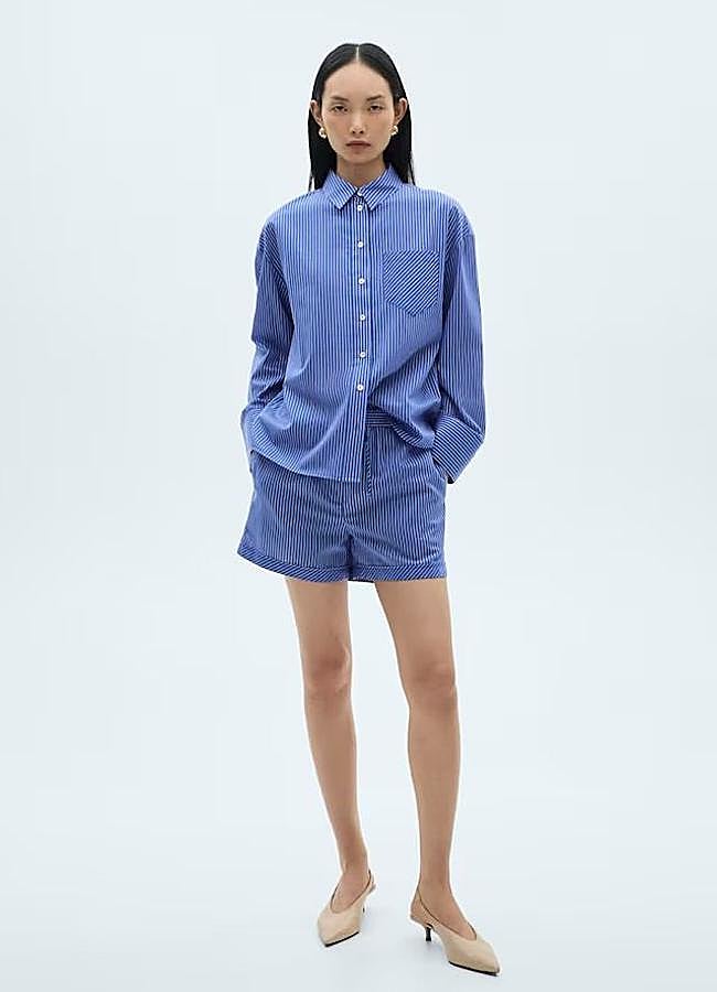 Imagen - Shorts con estampado de rayas