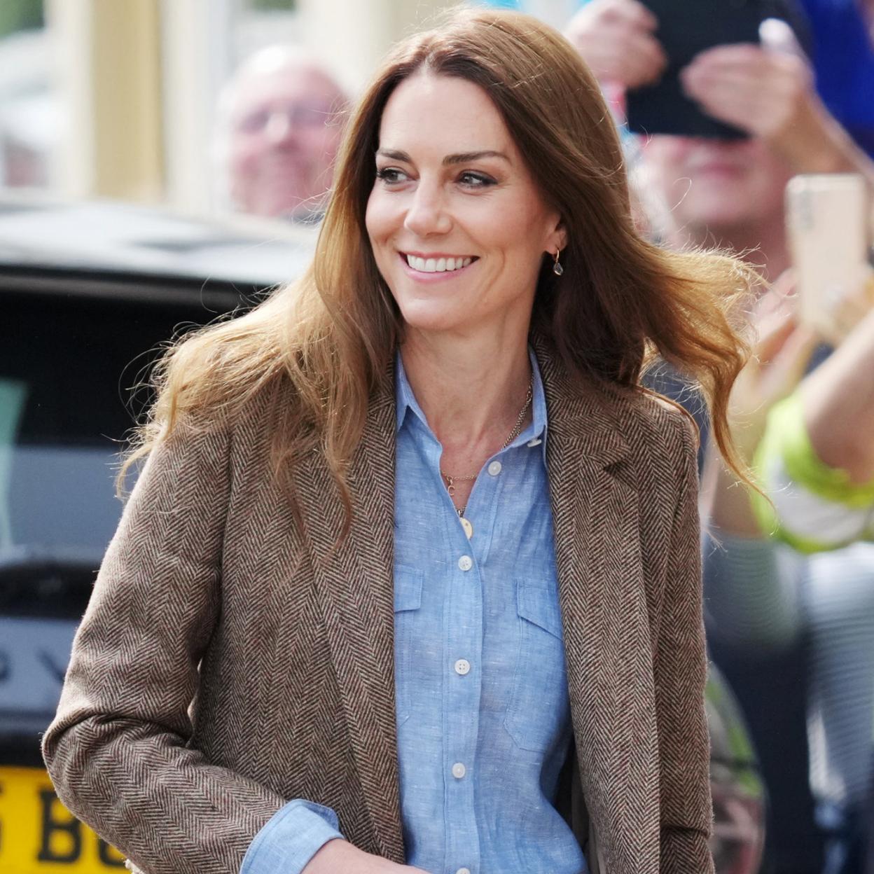 Kate Middleton en su viaje a Escocia