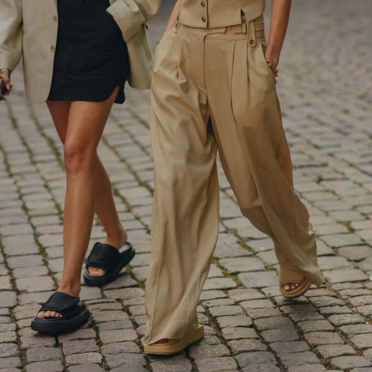 Influencers con sandalias chunky