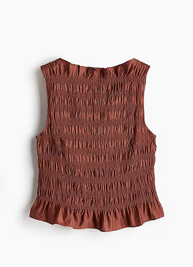 Imagen - Top fruncido sin mangas de H&M.