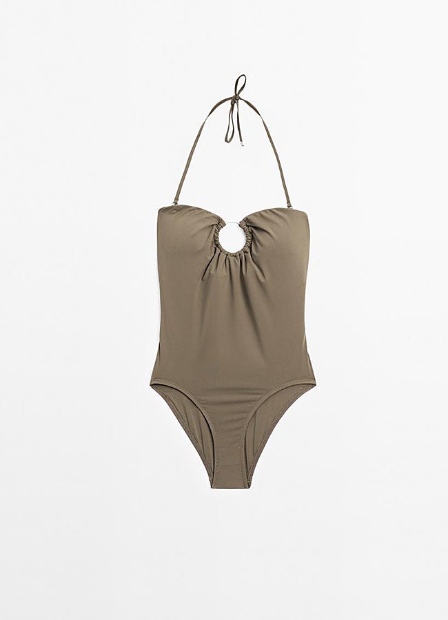 Imagen - Bañador bandeau de Massimo Dutti.