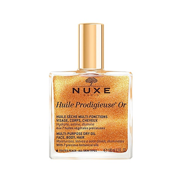 Huile Prodigieuse Or de Nuxe.