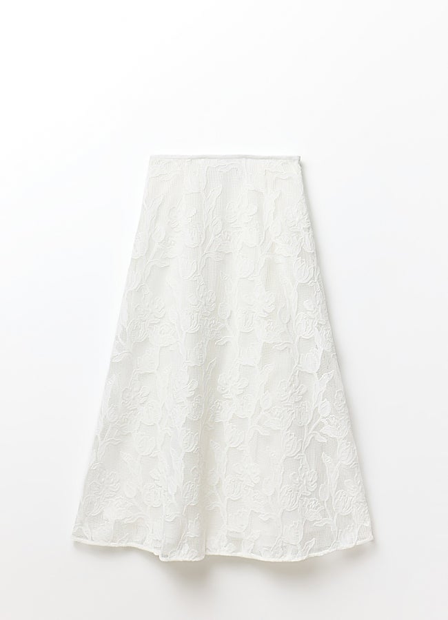 Imagen - Falda midi con encaje de Sfera.