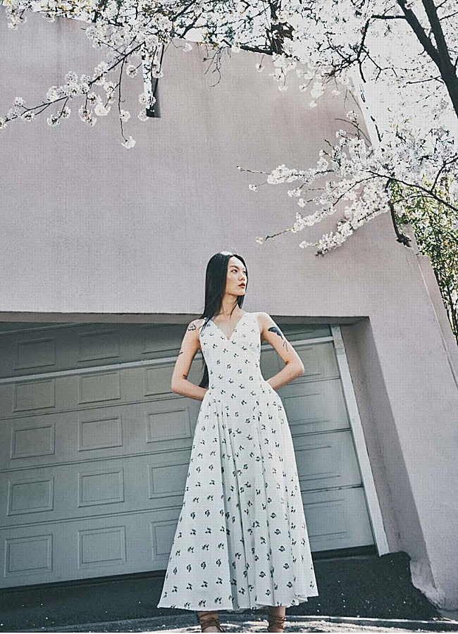 Imagen - Vestido popelín estampado de Sfera.