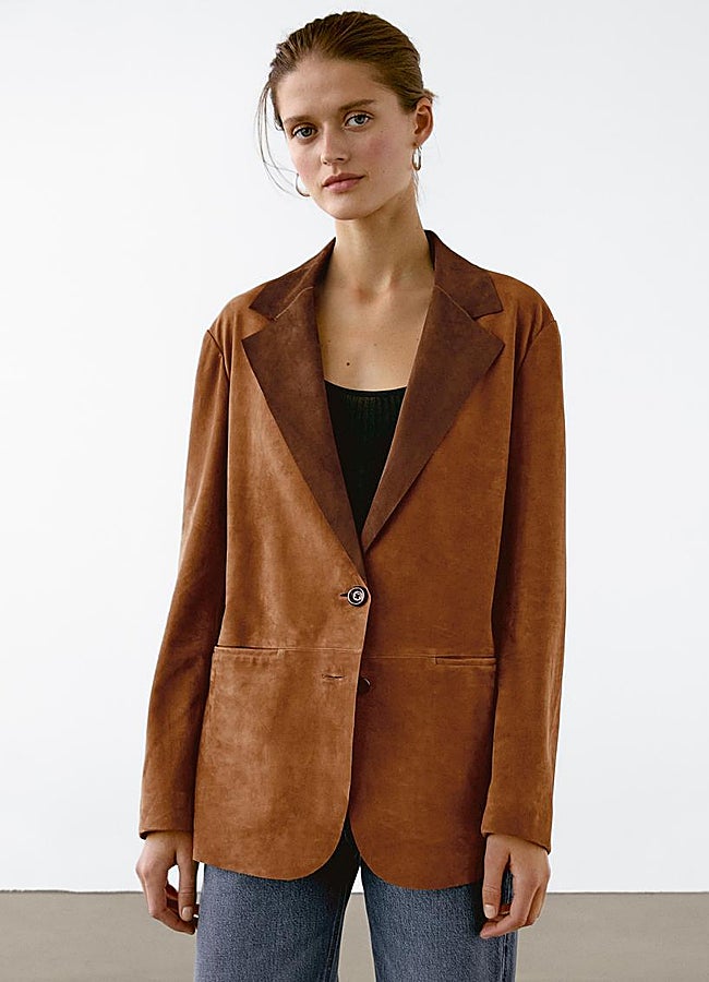 Imagen - Americana de ante de Massimo Dutti.