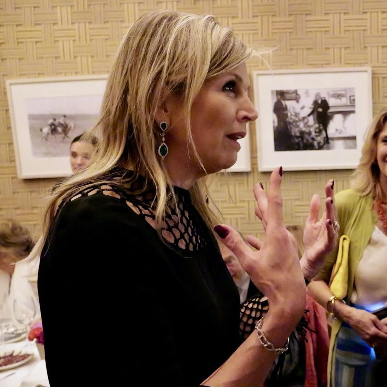 Máxima de Holanda en la Feria de Abril en Sevilla