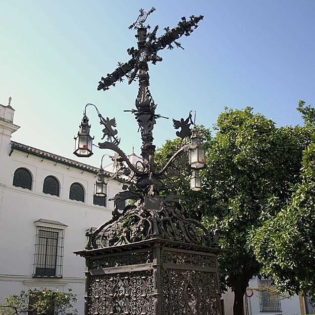Detalle de la plaza de Santa Cruz, barrio de Santa Cruz, Sevilla