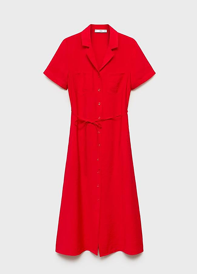 Imagen - Vestido camisero bolsillos de Mango (39,99€)