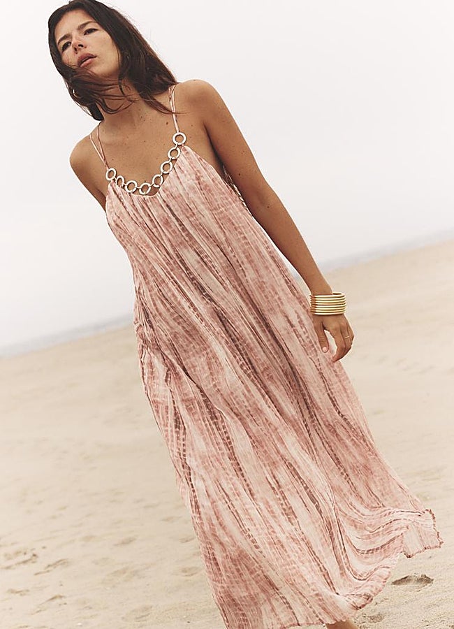 Imagen - Vestido estampado tie dye de Zara.