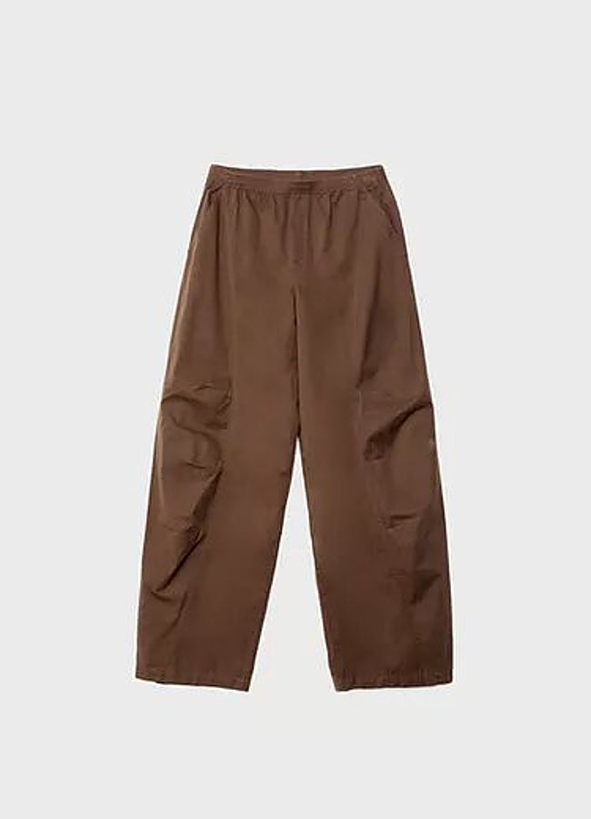 Imagen - Pantalón barrel marrón Stradivarius.