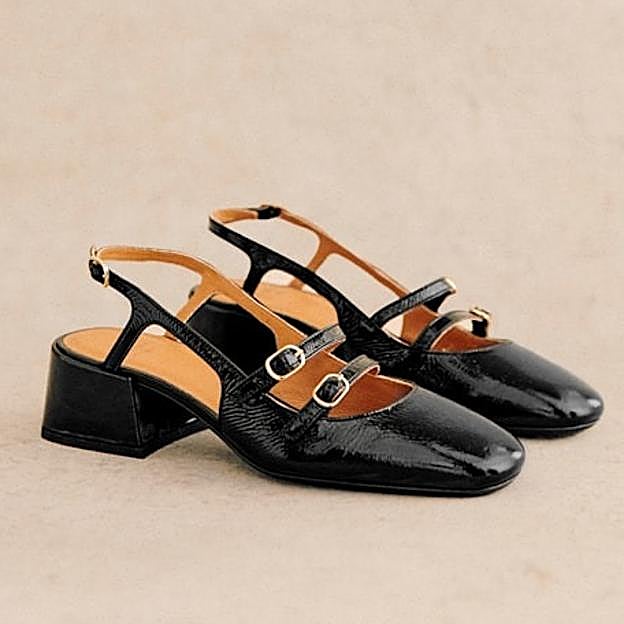 Los zapatos Paula Babies de Sézane.