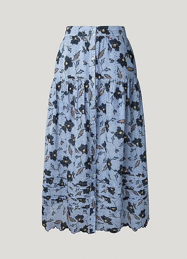 Imagen - Falda Midi Estampado Floral de Pepe Jeans (89,90€)