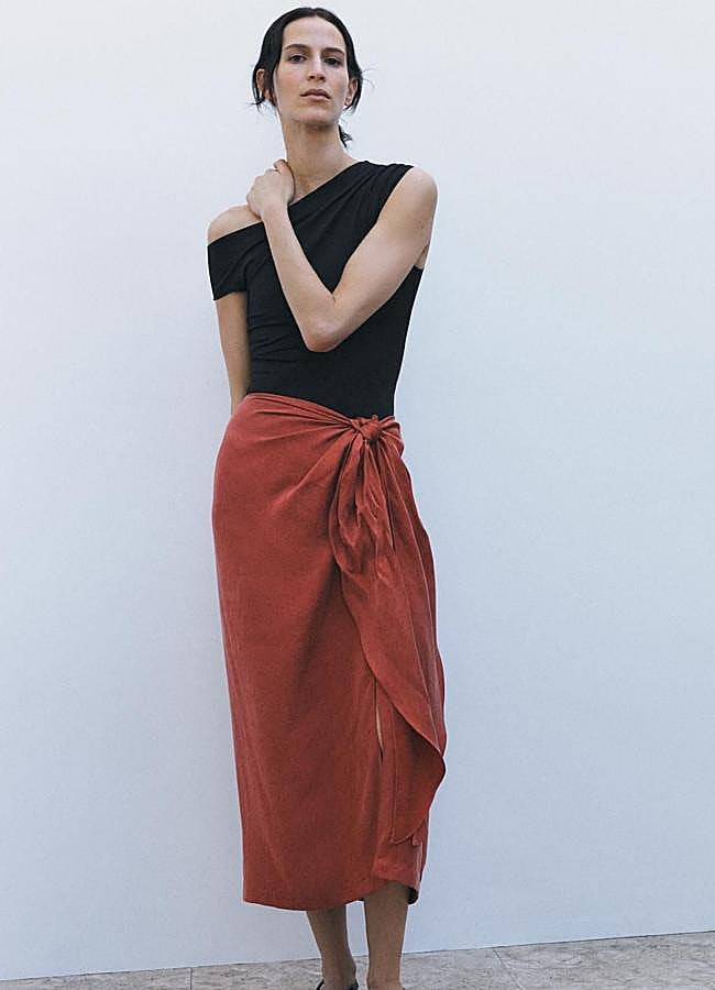 Imagen - Falda tipo pareo con nudo