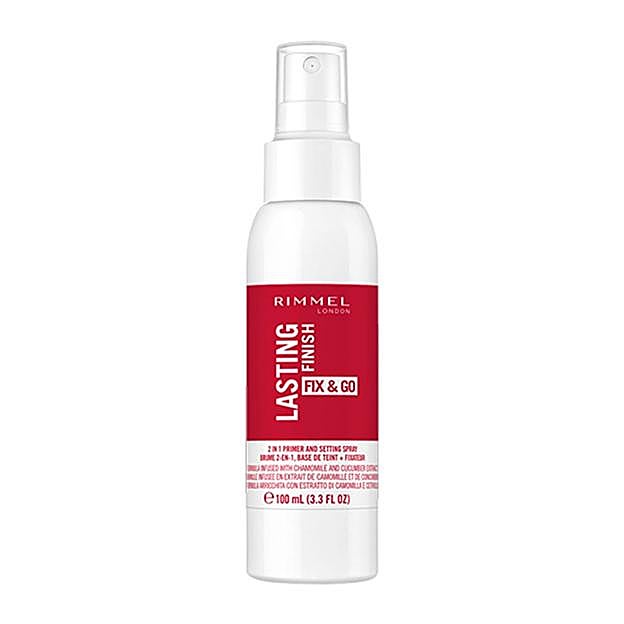 Spray fijador Lasting Finish Fix & Go de Rimmel London.