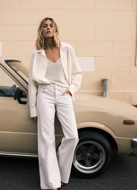 Imagen - Vaqueros blanco de Zara (39,99 euros)