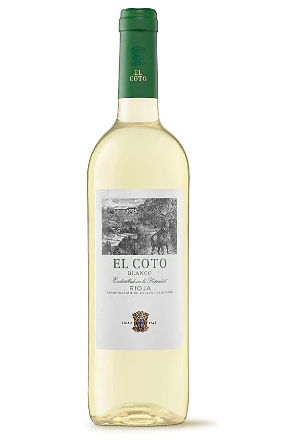 Imagen - Botella del vino blanco de la denominación de origen Rioja, El coto. / DR
