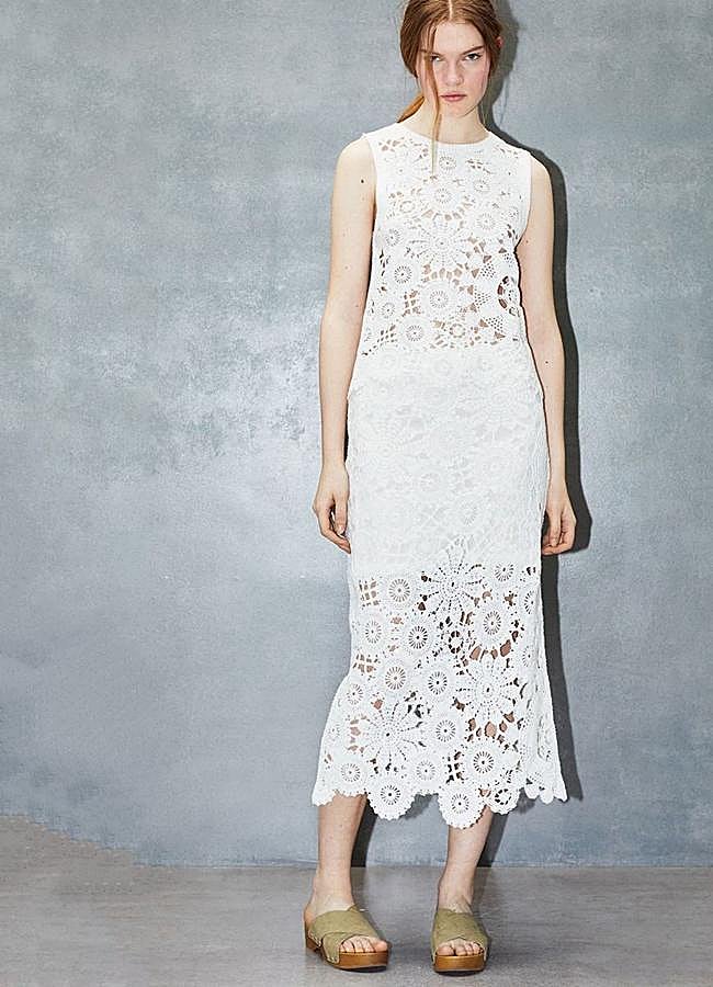 Imagen - Falda blanca de crochet