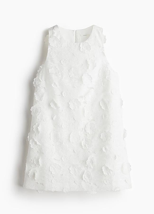 Imagen - Vestido de lino blanco de H&M, 59,99 euros.
