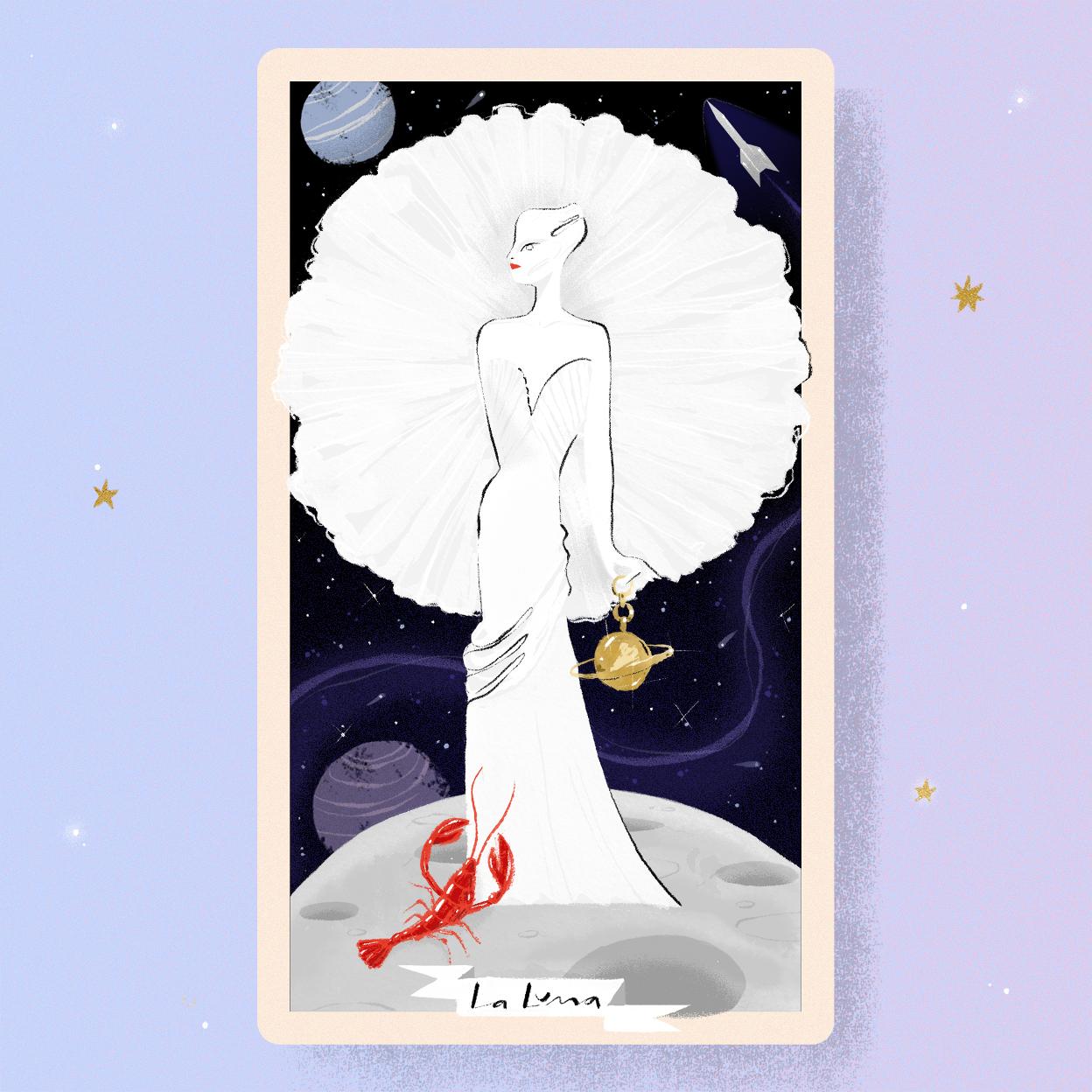 La Luna, el arcano del Tarot más etéreo.