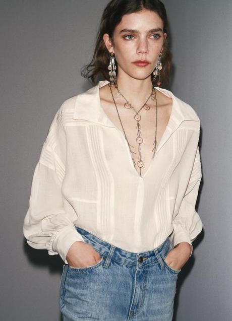 Imagen - Blusa blanca de Zara (49,99 euros)