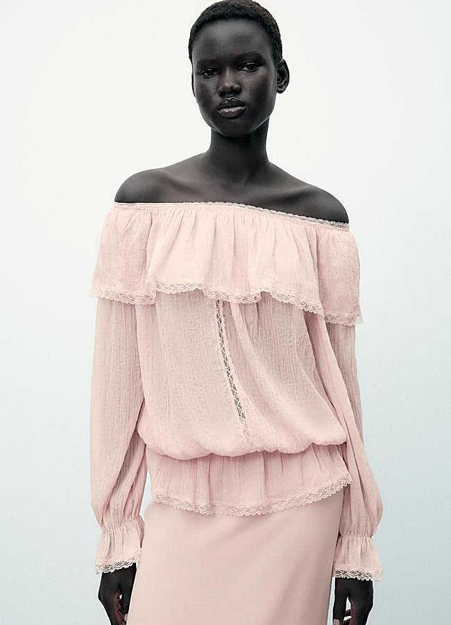 Imagen - Camisa con cuello babero. 