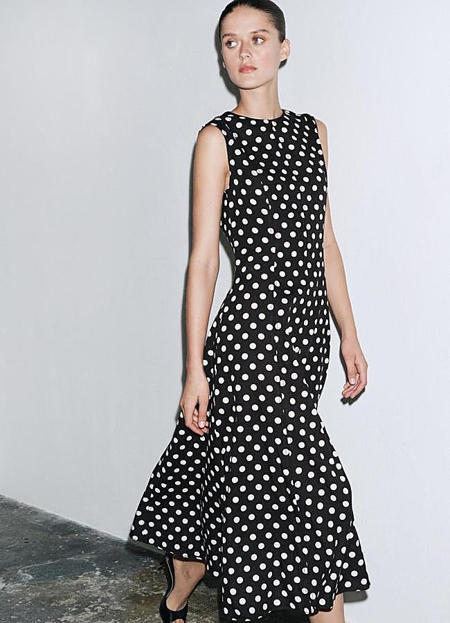 Imagen - Vestido de lino con lunares