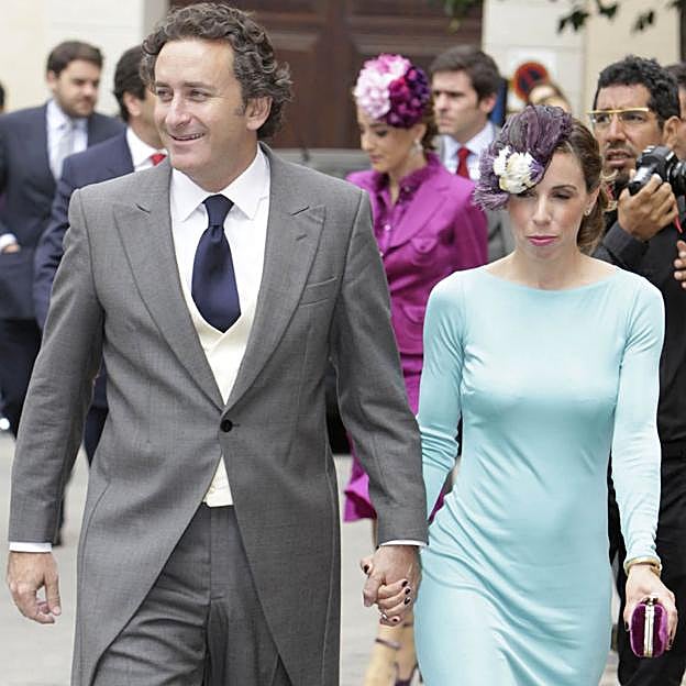 Alejandro Agag y su mujer, Ana Aznar, hija de José María Aznar y Ana Botella. 