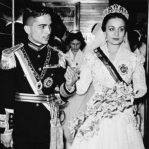 La fascinante vida de Dina, primera y breve mujer de Hussein de Jordania: boda real, un marido encarcelado y apartada de su hija