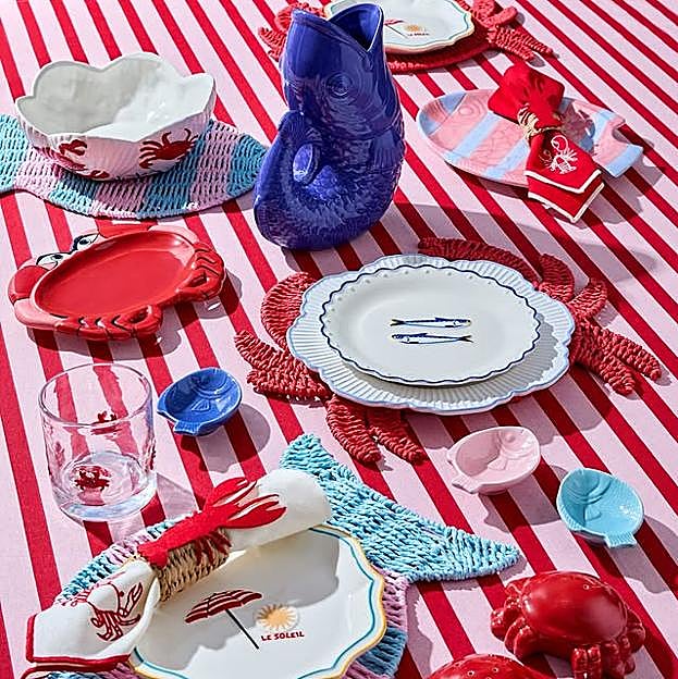 Las vajillas de Primark Home son las más bonitas y baratas para tus mesas del verano: platos que no se rompen y maximalismo mediterráneo