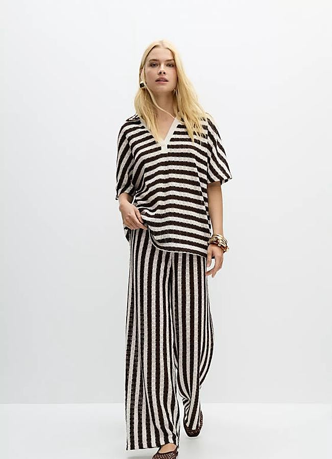 Imagen - Conjunto con estampado de rayas calado de Lefties.