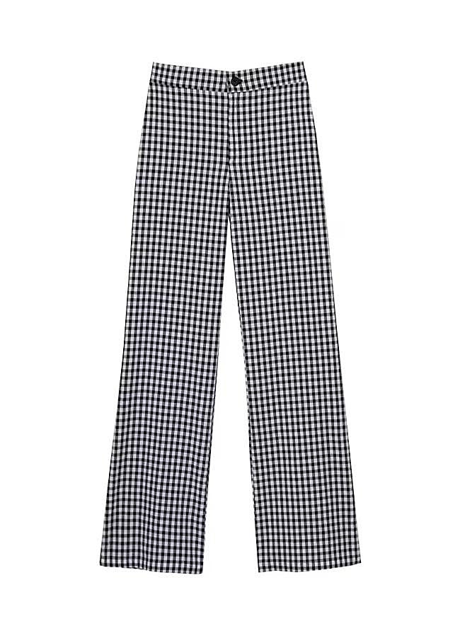 Imagen - Pantalón de mujer acampanado con cuadros vichy de The Are (59,95€ en El Corte Inglés)