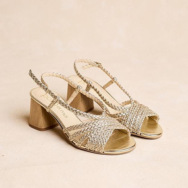 Sandalias trenzadas Galatea (115€)