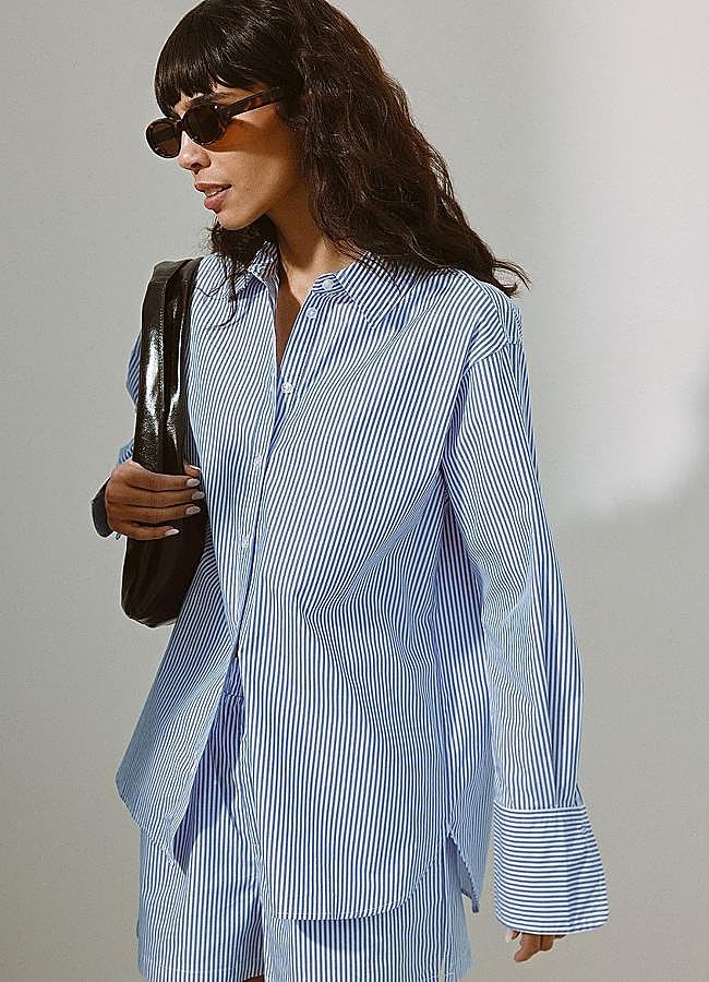 Imagen - Conjunto de rayas de Na-KD: pantalón 13,96 euros y camisa 15,56 euros..