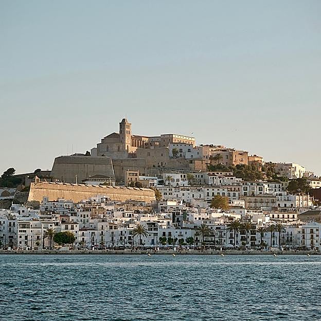 Una imagen del casco antiguo de Ibiza