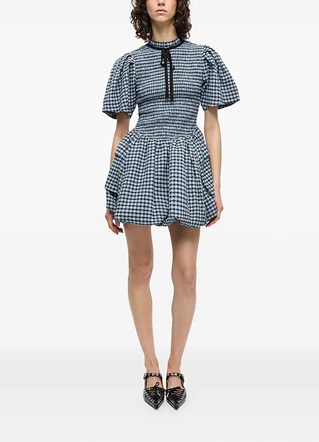 Imagen - Ganni vestido corto a cuadros, 345 euros.